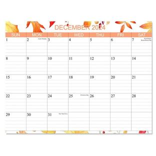 マグネット式カレンダー 2023-2024 - 冷蔵庫用マグネット式カレンダー 2023年7月~2024年12月まで - 季節に合わせたデザインで簡単の画像