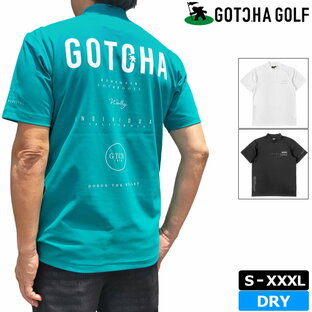 gotcha-golf ガッチャゴルフ メンズ モックネック 半袖 シャツ ラメ シート GOTCHA GOLF メール便発送 3SS2 ゴルフウェア モックシャツ JUN3 232GG1000の画像