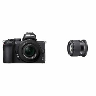 Nikon ミラーレス一眼カメラ Z50 レンズキット NIKKOR Z DX 16-50mm f/3.5-6.3 VR付属 Z50LK16-50 & シグマ(Sigma) 56mm F1.4 DC DN Zマウントの画像