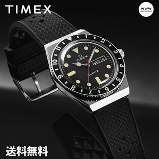 【公式ストア】TIMEX タイメックス Q TIMEX ラバー クォーツ ブラック TW2V32000 時計 人気 ブランドの画像