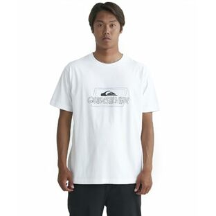 [クイックシルバー] ピグメント加工 USコットン フロントロゴTシャツ メンズ QST241008 WHTの画像