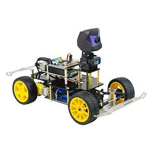 XiaoR Geek Donkey Car スターターキットAIロボットオープンソースDIY自動運転プラットフォームロボット車用 Raspberの画像