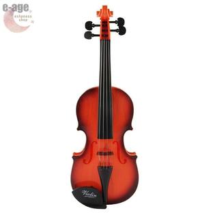 バイオリンおもちゃ 楽器のおもちゃ 弦楽器 音楽おもちゃ 練習用 バイオリンモデル ポータブルの画像