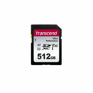 トランセンド SDカード 512GB UHS-I U3 V30 A2 対応 Ultra Performance (最大転送速度160MB/s)データ復旧ソフト無償提供TS512GSDC340S-Eの画像