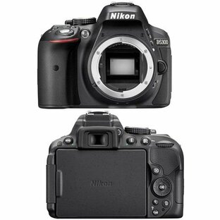 Nikon D5300 デジタル一眼レフボディーブラック『即納〜3営業日後の発送予定』Wi-Fi & GPS バリアングル液晶モニター搭載中級一眼デジカメの画像