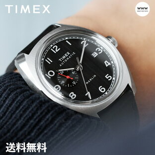＼期間限定P10倍／【公式ストア】TIMEX タイメックス マーリンジェット ブラック 自動巻 ブラック TW2V62100 ブランド 腕時計 プレゼント 入学 祝い 新生活の画像