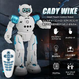 CADY WIKE R11 ロボット おもちゃ 電動ロボット USB充電式 ホビー プレゼント 誕生日 記念日 ジェスチャーコントロール リモコン操作の画像