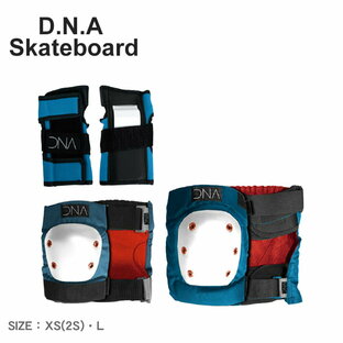 ディーエヌエー スケートボード プロテクター キッズ ジュニア 子供 ORIGINAL KNEE ELBOW PACK D.N.A Skateboard DNPGPR20A014の画像