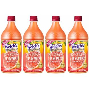 アサヒ飲料 Welch's ピンクグレープフルーツ100 800g×4本 [ウェルチ] [果汁]の画像