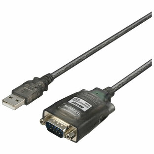 バッファロー USBシリアル変換ケーブル 1m（ブラックスケルトン） Buffalo BSUSRC07シリーズ BSUSRC0710BSの画像