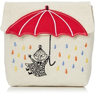 丸眞 ポーチ ムーミン リトルミイ 刺繍 プレゼント ギフト 誕生日 レディース 傘型 雲と傘 1425013600の画像