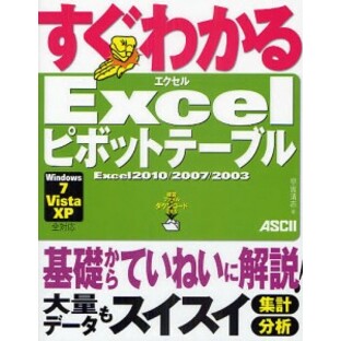 すぐわかるExcelピボットテーブル Excel2010の画像