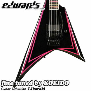 EDWARDS E-ALEXI PINK SAWTOOTH [Alexi Laiho アレキシライホ・モデル] 【送料無料】エレキギターの画像