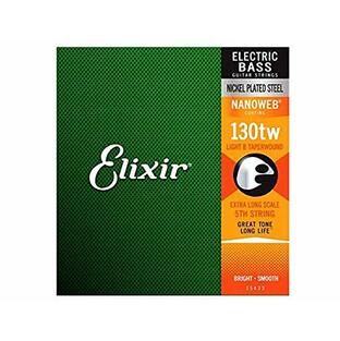Elixir エリクサー ベースバラ弦 NANOWEB ニッケル 5弦用 EX-Long Scale .130 #15433 テーパーワウンド 【国内正規品】の画像