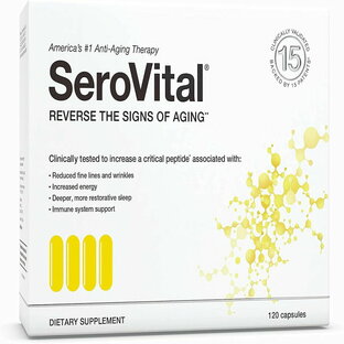 【Mother'sDay アンチエイジングアイテムSALE】【エクスプレス便】【Serovital 】Serovital Renewal Complex, Serovital Renewal Supplements , 120粒 (Pack of 1) ドクターズコスメ サプリメントの画像