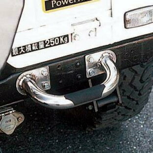 サン自動車・リアステップバー・ステンレス・三菱ジープの画像