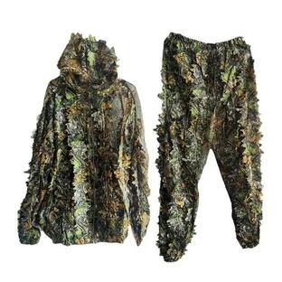 Ghillieスーツハンター迷彩服狩猟男新3Dカエデの葉バイオニックyowie狙撃birdwatchのエアガン衣装の画像