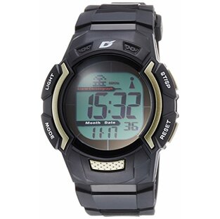 [アリアス] 腕時計 電波ソーラー デジタル Dash 防水 多機能 バックライト付き ウレタンベルト AD06519RCSOL4 メンズ ブラックの画像