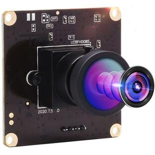 ELP USBカメラ 260fps 高速ウェブカメラ 110度広角 歪みなしレンズカメラモジュール 2MP USB UVCビデオの画像