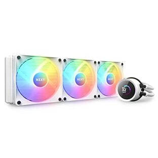 NZXT KRAKEN RGB 360 White 簡易水冷CPUクーラー RL-KR360-W1 FN1874の画像