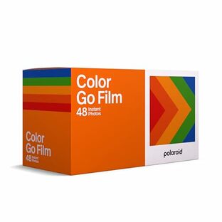 Polaroid(ポラロイド) インスタントフィルム Polaroid Go film - x48 pack カラーフィルム 48枚入り フレームカラー白 (6212)の画像