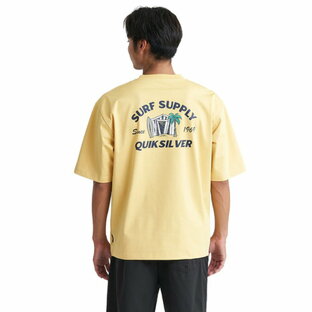 quiksilver クイックシルバー ラッシュガード 半袖 Tシャツ UVカット 速乾 VD SURF SHACKY SS 24SUQLY242009YEL UPF50の画像