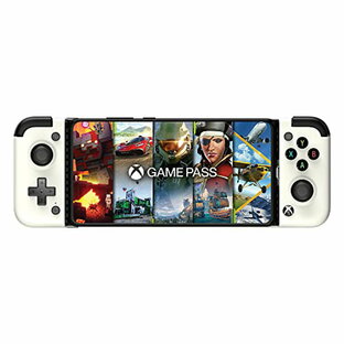 GameSir X2 Pro-Xbox モバイル ゲーム コントローラー Android Type-C 用ゲームパッド xCloud, Stadia, Luna, Apex, Diablo Immortal 対応 スマホコントローラー 1 か月 Xbox Game Pass Ultimate無料（100-179mm） (White)の画像