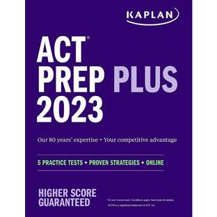 ACT Prep Plus 2023 Includes 5 Full Length Practice Tests 100s of Practice Questions and 1 Year Access to Online Quizzes and Video Instruction (の画像