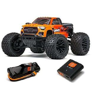 ARRMA RC Truck 1/10 Granite 4X2 Boost MEGA 550 Brushed Monster Truck RTR with Battery ＆ Charger, Orange, ARA4102SV4T1の画像