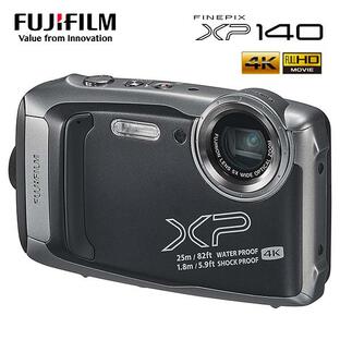 FUJIFILM コンパクトデジタルカメラ FinePix FX-XP140DS 防水 防塵 耐衝撃 ダークシルバーの画像
