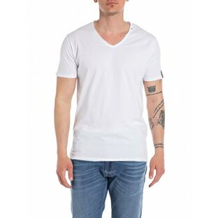 [リプレイ] ベーシックジャージーVネックTシャツ メンズ M3591 .000.2660 EU XL (日本サイズXL相当)の画像