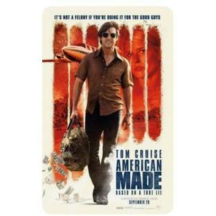 『バリー・シール/アメリカをはめた男』American Made トム・クルーズ 映画ポスター  アメリカ雑貨 メタルサイン ブリキ看板 金属 インテリア 20x30cmの画像