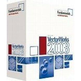 VectorWorks Fundamentals with Renderworks 2008 日本語版 基本パッケージ Windows版の画像