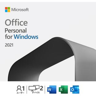 Microsoft Office Personal 2021 for 永続版 2PC（Windows10・11/mac os）Word/Excel/PowerPoint/OneNote/outlookの画像