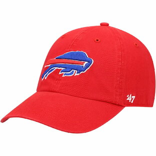 メンズ キャップ "Buffalo Bills" '47 Secondary Clean Up Adjustable Hat - Redの画像