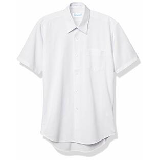 [トンボ学生服] 汗を吸ってすぐ乾くキュプラ混のスクールニットシャツ 男子半袖 T-12-32 白 A38の画像
