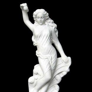 大理石彫刻 石像 水の精 (60) 女性像 オブジェ ヴィーナス像 石像 インテリア 全高約60cm 乙女像 女神 ビーナス像 大理石 彫刻 置物の画像