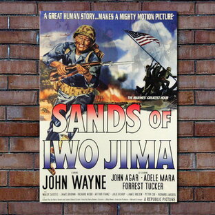メタルサイン「SANDS OF IWO JIMA 硫黄島の砂」 看板 インテリア 直輸入 アメリカ製 アメリカ雑貨 アメリカン雑貨の画像