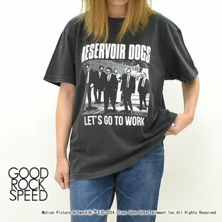 グッドロックスピード GOOD ROCK SPEED レザボア・ドッグス フォトプリントTシャツ "RESERVOIR DOGS" 24RVD101W チャコール メンズ レディース【送料無料】【クリックポスト可】の画像