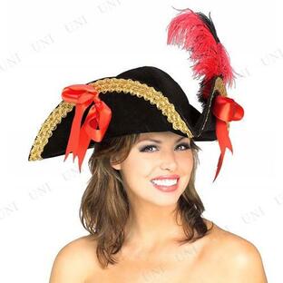コスプレ 仮装 海賊 パイレーツハット(ベルベット) 衣装 ハロウィン パーティーグッズの画像