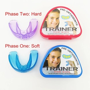 T4K歯トレーナー子供のため子供の列矯正器具歯科アライメントはマウスピース相ソフトとハード 1 SETの画像