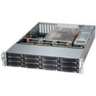 スーパーマイクロ SuperChassis 2U Rackマウント Server Chassis, Black CSE-826BA-R1K28Lの画像