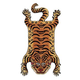 チベタンタイガーラグ スモール DETAIL Tibetan Tiger Rug DTTR-02 / Sサイズの画像
