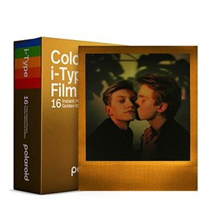 Polaroid(ポラロイド) インスタントフィルム Color film for i-Type –Golden Moments Double Pack カラーフィルム 16枚入り フレームカラー金 (6034)の画像