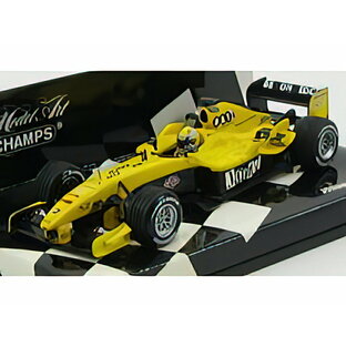 JORDAN - F1 FORD EJ14 N 19 RACE VERSION 2004 G.PANTANO - YELLOW BLACK /Minichamps 1/43 ミニカーの画像