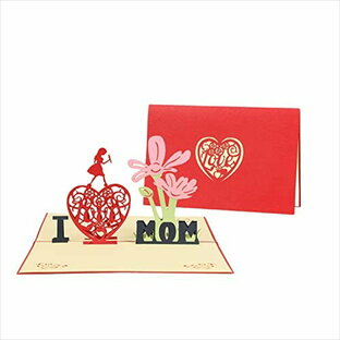 母の日カード マザーズデイ Mother s day 3Dポップアップカード ママ お母さん 感謝 挨拶 手紙 はがきの画像