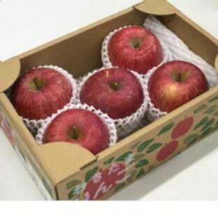 りんご「サンふじ」秀品 約2kg(5玉～8玉)【S1160】の画像