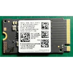 NVMe 512GB 2242 M.2 PCIe SSD SAMSUNG SKhynix 新品PCからの抜き取り品 LenovoなどPCメーカー純正品 即納の画像