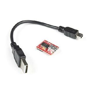 SparkFun FTDI スターターキット - 5V - FTDI FT232RL USBからシリアルIC Arduinoまたは一般的なシリアルアプリケーションに対応 USB Mini-Bの画像