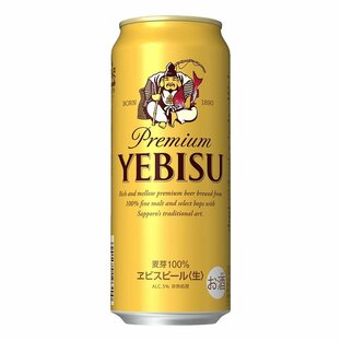 サッポロビール YEBISU エビスビール 500mlの画像